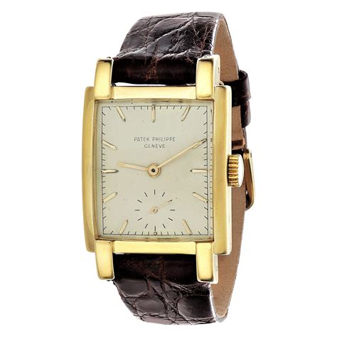 patek philippe rectangular face|patek philippe watch owners.